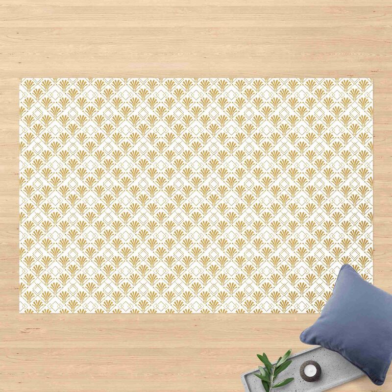 Alfombras vinílicas - Glitter Optic With Art Deco Pattern In Gold - Apaisado 2:3 Dimensión LxA: 80cm x 120cm
Alfombras vinílicas - Glitter Optic With Art Deco Pattern In Gold - Apaisado 2:3 Dimensión LxA: 80cm x 120cm
