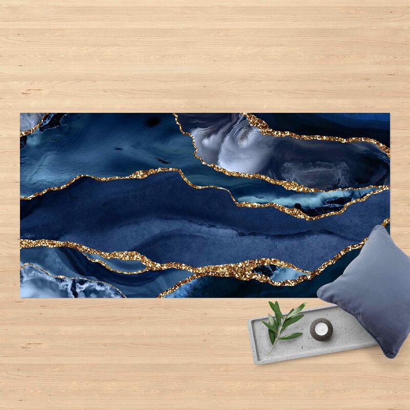 Alfombras vinílicas - Golden Glitter Waves Blue backdrop - Apaisado 1:2 Dimensión LxA: 90cm x 180cm
Alfombras vinílicas - Golden Glitter Waves Blue backdrop - Apaisado 1:2 Dimensión LxA: 90cm x 180cm