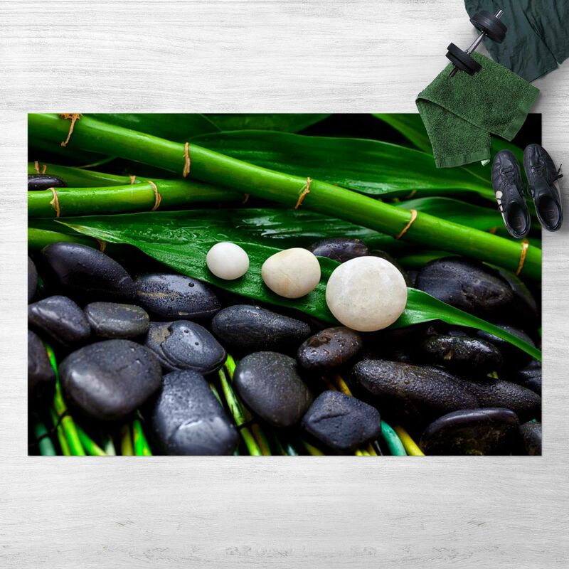 Alfombras vinílicas - Green Bamboo With Zen Stones - Apaisado 2:3 Dimensión LxA: 60cm x 90cm
Alfombras vinílicas - Green Bamboo With Zen Stones - Apaisado 2:3 Dimensión LxA: 60cm x 90cm