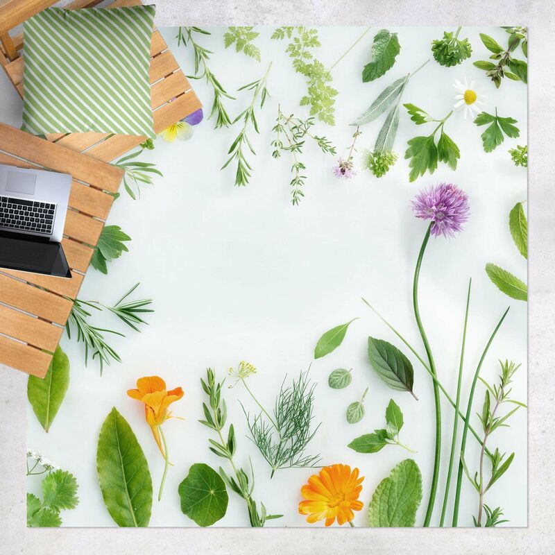 Bilderwelten - Alfombras vinílicas - Herbs And Flowers - Cuadrado 1:1 Dimensión LxA: 40cm x 40cm
Bilderwelten - Alfombras vinílicas - Herbs And Flowers - Cuadrado 1:1 Dimensión LxA: 40cm x 40cm