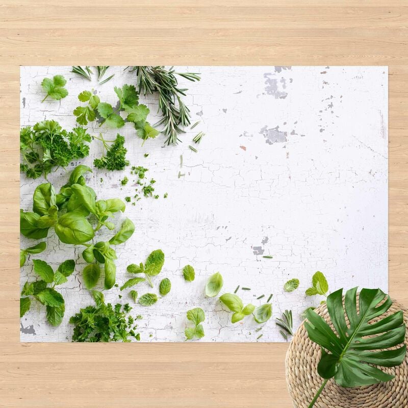 Alfombras vinílicas - Herbs On Wood Shabby - Apaisado 3:4 Dimensión LxA: 75cm x 100cm
Alfombras vinílicas - Herbs On Wood Shabby - Apaisado 3:4 Dimensión LxA: 75cm x 100cm