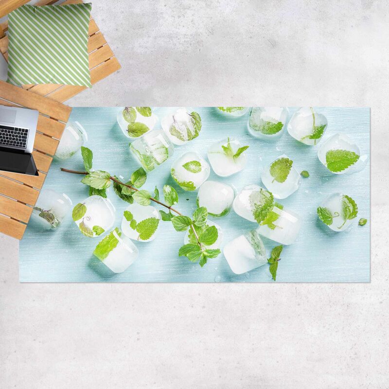 Alfombras vinílicas - Ice Cubes With Mint Leaves - Apaisado 1:2 Dimensión LxA: 80cm x 160cm
Alfombras vinílicas - Ice Cubes With Mint Leaves - Apaisado 1:2 Dimensión LxA: 80cm x 160cm
