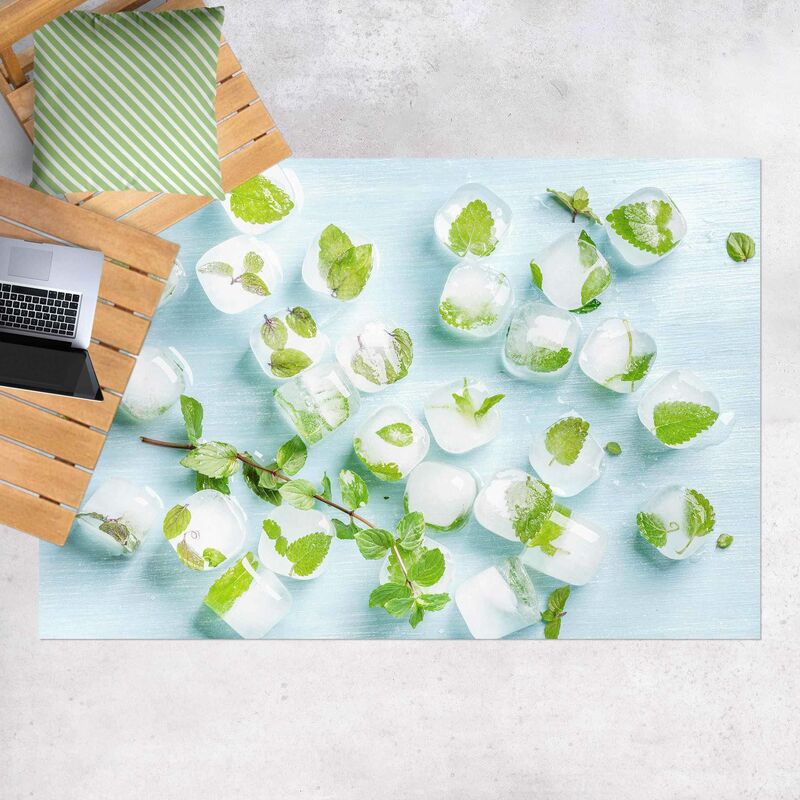 Alfombras vinílicas - Ice Cubes With Mint Leaves - Apaisado 2:3 Dimensión LxA: 120cm x 180cm
Alfombras vinílicas - Ice Cubes With Mint Leaves - Apaisado 2:3 Dimensión LxA: 120cm x 180cm