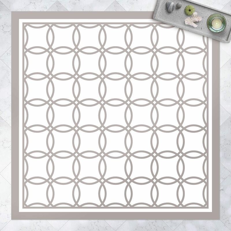 Bilderwelten - Alfombras vinílicas - Intertwined Rings With Border - Cuadrado 1:1 Dimensión LxA: 120cm x 120cm
Bilderwelten - Alfombras vinílicas - Intertwined Rings With Border - Cuadrado 1:1 Dimensión LxA: 120cm x 120cm