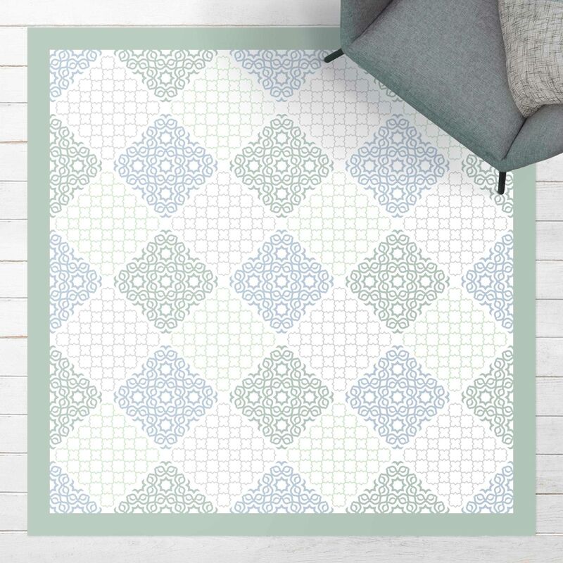 Bilderwelten - Alfombras vinílicas - Islamic Tile Pattern Sea Breeze With Frame - Cuadrado 1:1 Dimensión LxA: 120cm x 120cm
Bilderwelten - Alfombras vinílicas - Islamic Tile Pattern Sea Breeze With Frame - Cuadrado 1:1 Dimensión LxA: 120cm x 120cm