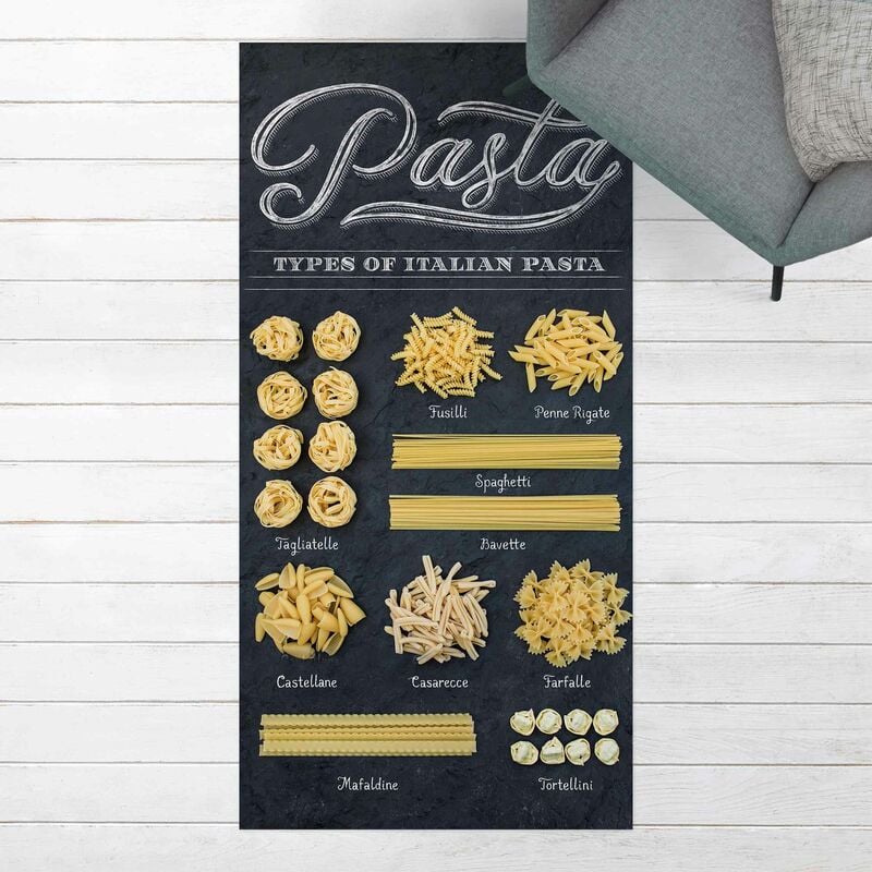 Alfombras vinílicas - Italian Pasta Varieties - Alto 2:1 Dimensión LxA: 140cm x 70cm
Alfombras vinílicas - Italian Pasta Varieties - Alto 2:1 Dimensión LxA: 140cm x 70cm