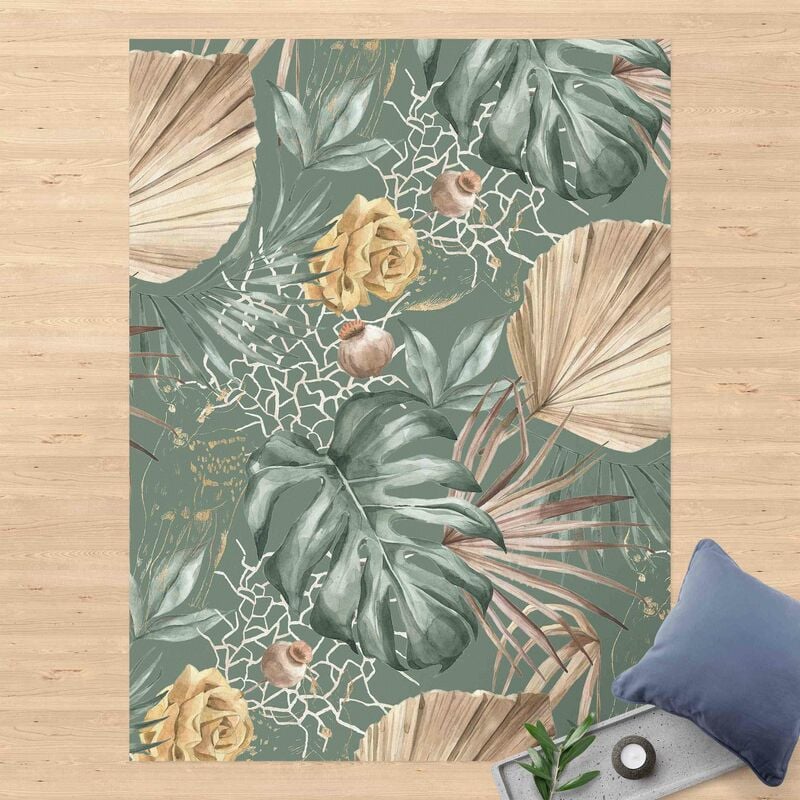 Alfombras vinílicas - Large Leaves With Roses In Front Of Green - Alto 4:3 Dimensión LxA: 100cm x 75cm
Alfombras vinílicas - Large Leaves With Roses In Front Of Green - Alto 4:3 Dimensión LxA: 100cm x 75cm