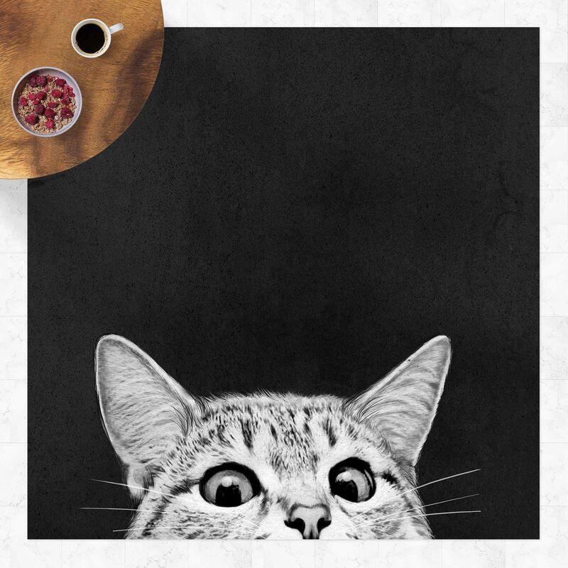 Alfombras vinílicas - Laura Graves - Illustration Cat Black And White Drawing - Cuadrado 1:1 Dimensión LxA: 140cm x 140cm
Alfombras vinílicas - Laura Graves - Illustration Cat Black And White Drawing - Cuadrado 1:1 Dimensión LxA: 140cm x 140cm