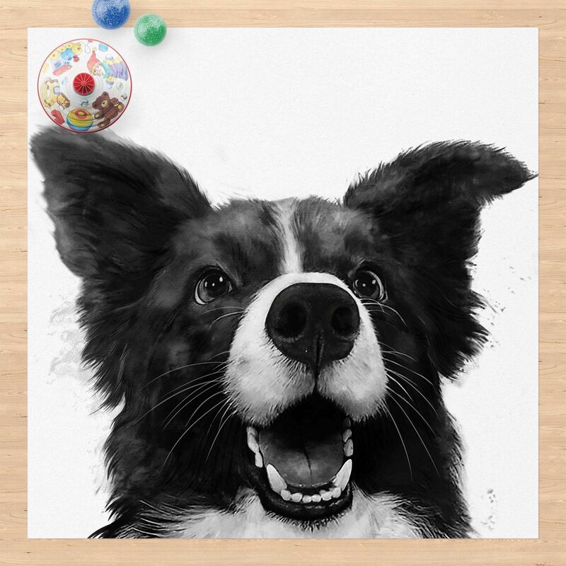 Bilderwelten - Alfombras vinílicas - Laura Graves - Illustration Dog Border Collie Black And White Painting - Cuadrado 1:1 Dimensión LxA: 120cm x
Bilderwelten - Alfombras vinílicas - Laura Graves - Illustration Dog Border Collie Black And White Painting - Cuadrado 1:1 Dimensión LxA: 120cm x