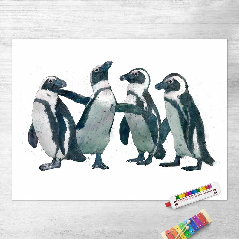 Alfombras vinílicas - Laura Graves - Illustration Penguins Black And White Watercolour - Apaisado 3:4 Dimensión LxA: 90cm x 120cm
Alfombras vinílicas - Laura Graves - Illustration Penguins Black And White Watercolour - Apaisado 3:4 Dimensión LxA: 90cm x 120cm