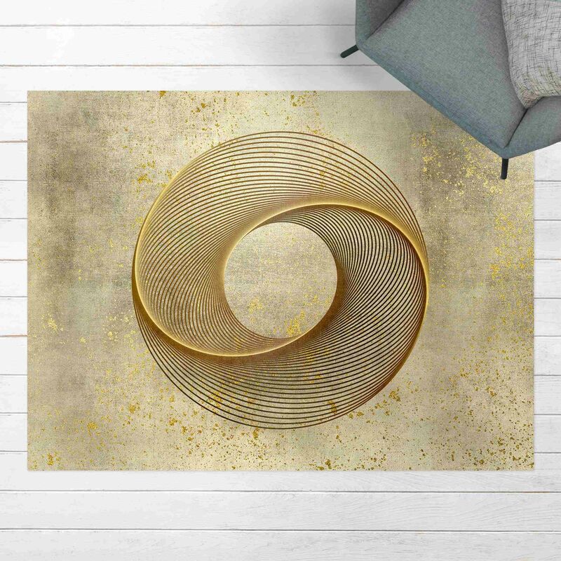 Alfombras vinílicas - Line Art Circling Spirale Gold - Apaisado 3:4 Dimensión LxA: 90cm x 120cm
Alfombras vinílicas - Line Art Circling Spirale Gold - Apaisado 3:4 Dimensión LxA: 90cm x 120cm