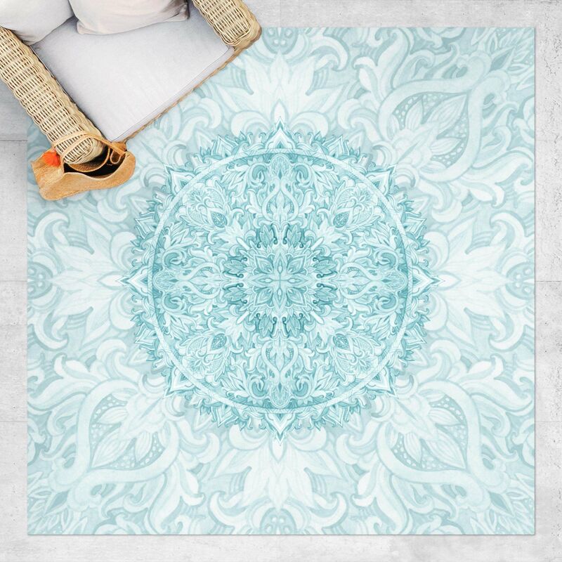 Bilderwelten - Alfombras vinílicas - Mandala Watercolour Ornament Turquoise - Cuadrado 1:1 Dimensión LxA: 140cm x 140cm
Bilderwelten - Alfombras vinílicas - Mandala Watercolour Ornament Turquoise - Cuadrado 1:1 Dimensión LxA: 140cm x 140cm