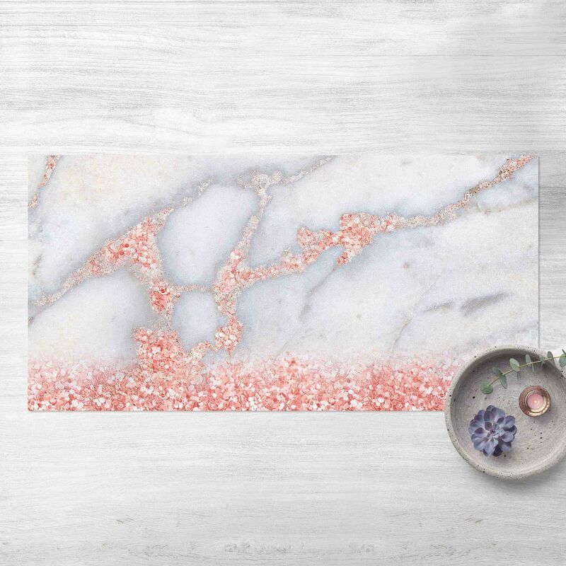 Alfombras vinílicas - Marble Look With Pink Confetti - Apaisado 1:2 Dimensión LxA: 120cm x 240cm
Alfombras vinílicas - Marble Look With Pink Confetti - Apaisado 1:2 Dimensión LxA: 120cm x 240cm