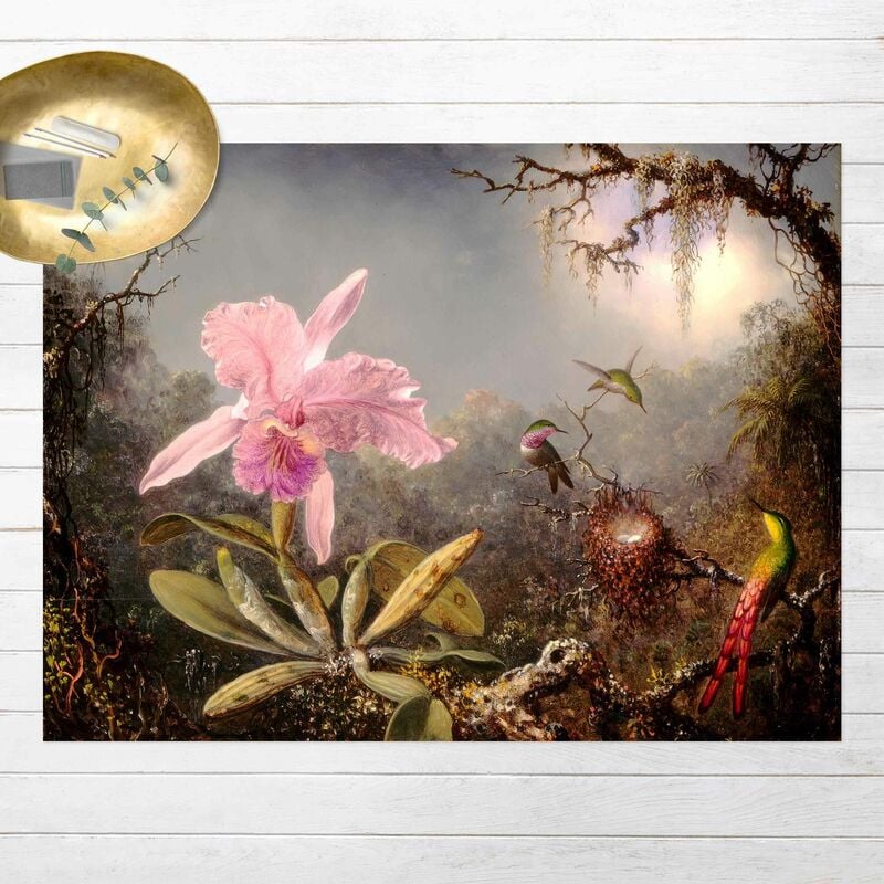 Alfombras vinílicas - Martin Johnson Heade - Orchid And Three Hummingbirds - Apaisado 3:4 Dimensión LxA: 75cm x 100cm
Alfombras vinílicas - Martin Johnson Heade - Orchid And Three Hummingbirds - Apaisado 3:4 Dimensión LxA: 75cm x 100cm