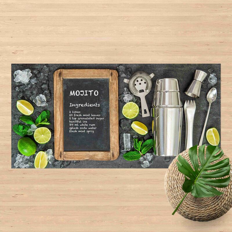 Bilderwelten - Alfombras vinílicas - Mojito Recipe - Apaisado 1:2 Dimensión LxA: 130cm x 260cm
Bilderwelten - Alfombras vinílicas - Mojito Recipe - Apaisado 1:2 Dimensión LxA: 130cm x 260cm