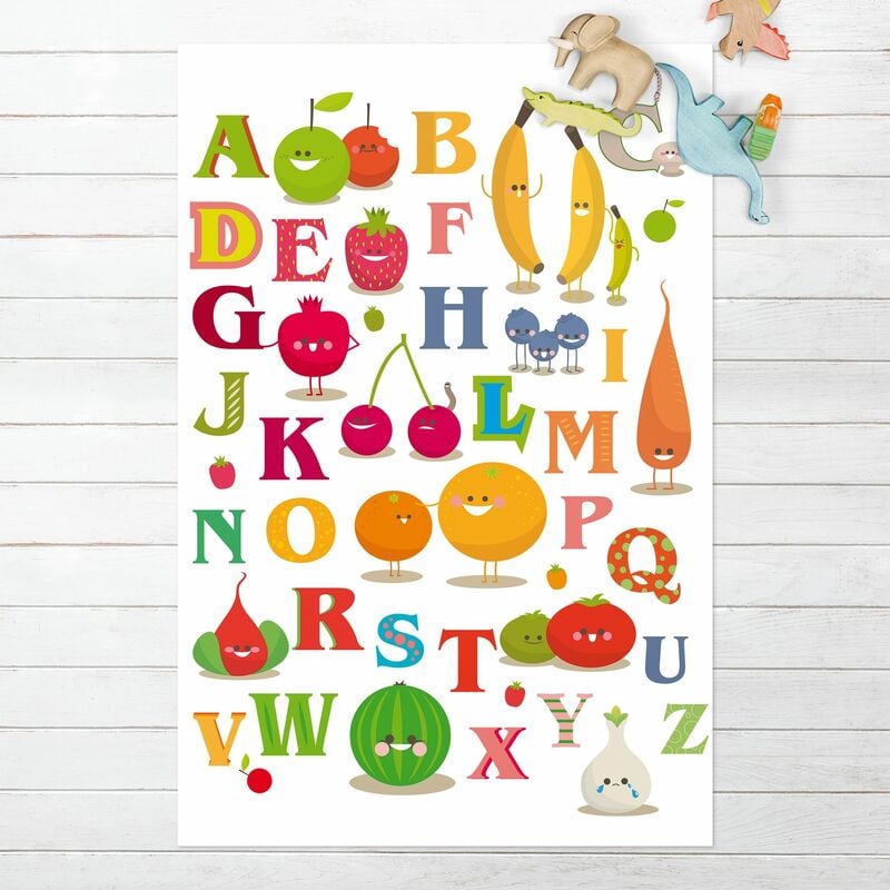 Alfombras vinílicas - No.EK120 Funny Fruit & Vegetables Alphabet - Alto 3:2 Dimensión LxA: 60cm x 40cm
Alfombras vinílicas - No.EK120 Funny Fruit & Vegetables Alphabet - Alto 3:2 Dimensión LxA: 60cm x 40cm