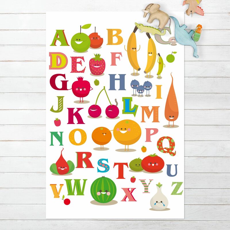 Alfombras vinílicas - No.EK120 Funny Fruit & Vegetables Alphabet - Alto 3:2 Dimensión LxA: 90cm x 60cm
Alfombras vinílicas - No.EK120 Funny Fruit & Vegetables Alphabet - Alto 3:2 Dimensión LxA: 90cm x 60cm
