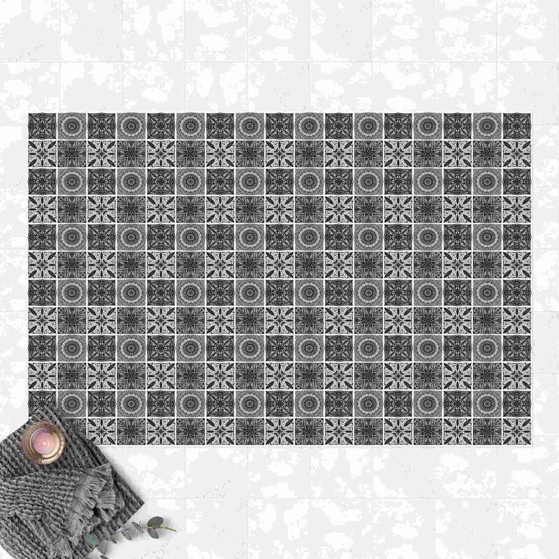 Alfombras vinílicas - Oriental Mandala Pattern Mix In Black With Glitter Look - Apaisado 2:3 Dimensión LxA: 60cm x 90cm
Alfombras vinílicas - Oriental Mandala Pattern Mix In Black With Glitter Look - Apaisado 2:3 Dimensión LxA: 60cm x 90cm