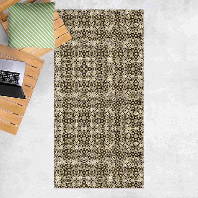 Bilderwelten - Alfombras vinílicas - Oriental Pattern With Golden Stars - Alto 2:1 Dimensión LxA: 220cm x 110cm
Bilderwelten - Alfombras vinílicas - Oriental Pattern With Golden Stars - Alto 2:1 Dimensión LxA: 220cm x 110cm