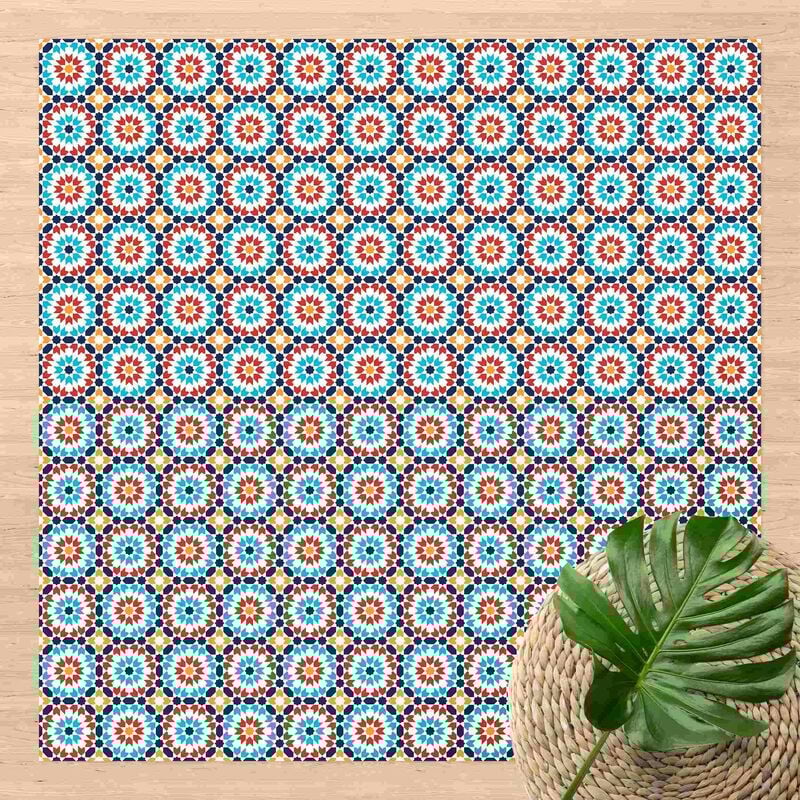 Alfombras vinílicas - Oriental Patterns With Colourful Blossoms - Cuadrado 1:1 Dimensión LxA: 60cm x 60cm
Alfombras vinílicas - Oriental Patterns With Colourful Blossoms - Cuadrado 1:1 Dimensión LxA: 60cm x 60cm
