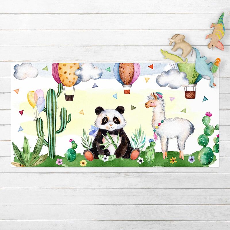Bilderwelten - Alfombras vinílicas - Panda And Lama Watercolour - Apaisado 1:2 Dimensión LxA: 140cm x 280cm
Bilderwelten - Alfombras vinílicas - Panda And Lama Watercolour - Apaisado 1:2 Dimensión LxA: 140cm x 280cm