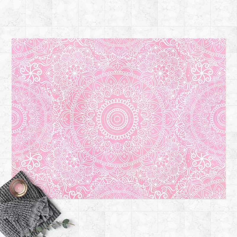 Alfombras vinílicas - Pattern Mandala Light Pink - Apaisado 3:4 Dimensión LxA: 60cm x 80cm
Alfombras vinílicas - Pattern Mandala Light Pink - Apaisado 3:4 Dimensión LxA: 60cm x 80cm