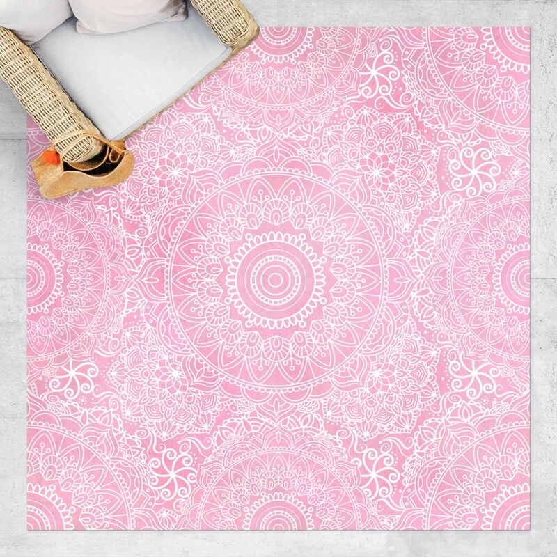 Bilderwelten - Alfombras vinílicas - Pattern Mandala Light Pink - Cuadrado 1:1 Dimensión LxA: 140cm x 140cm
Bilderwelten - Alfombras vinílicas - Pattern Mandala Light Pink - Cuadrado 1:1 Dimensión LxA: 140cm x 140cm