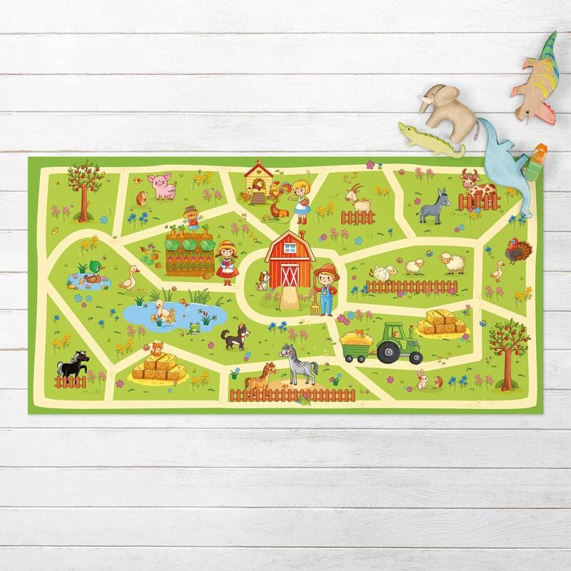 Bilderwelten - Alfombras vinílicas - Playoom Mat Farm - Lets Go Around - Apaisado 1:2 Dimensión LxA: 90cm x 180cm
Bilderwelten - Alfombras vinílicas - Playoom Mat Farm - Lets Go Around - Apaisado 1:2 Dimensión LxA: 90cm x 180cm