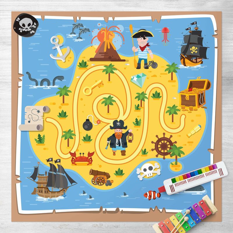 Alfombras vinílicas - Playoom Mat Pirates - Looking For the Treasure - Cuadrado 1:1 Dimensión LxA: 120cm x 120cm
Alfombras vinílicas - Playoom Mat Pirates - Looking For the Treasure - Cuadrado 1:1 Dimensión LxA: 120cm x 120cm