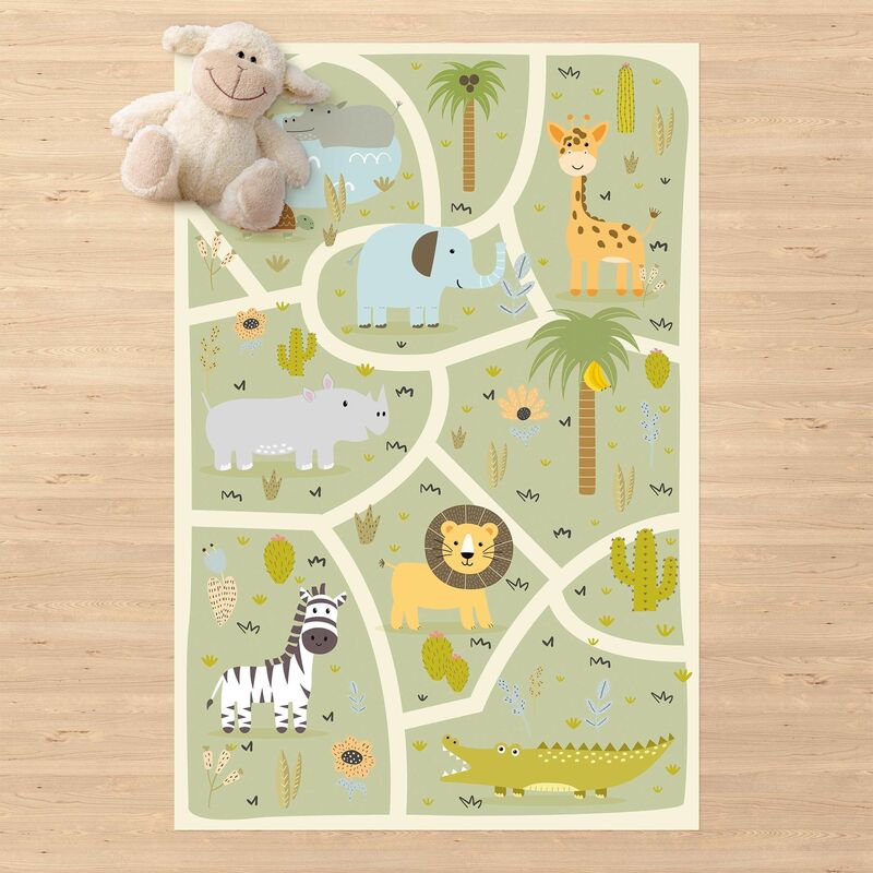 Alfombras vinílicas - Playoom Mat Safari - So Many Different Animals - Alto 3:2 Dimensión LxA: 120cm x 80cm
Alfombras vinílicas - Playoom Mat Safari - So Many Different Animals - Alto 3:2 Dimensión LxA: 120cm x 80cm