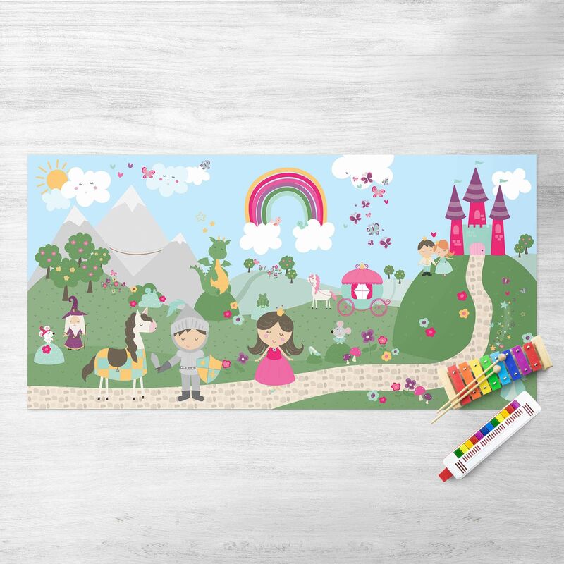 Alfombras vinílicas - Playoom Mat Wonderland - Saved From The Dragon - Apaisado 1:2 Dimensión LxA: 130cm x 260cm
Alfombras vinílicas - Playoom Mat Wonderland - Saved From The Dragon - Apaisado 1:2 Dimensión LxA: 130cm x 260cm