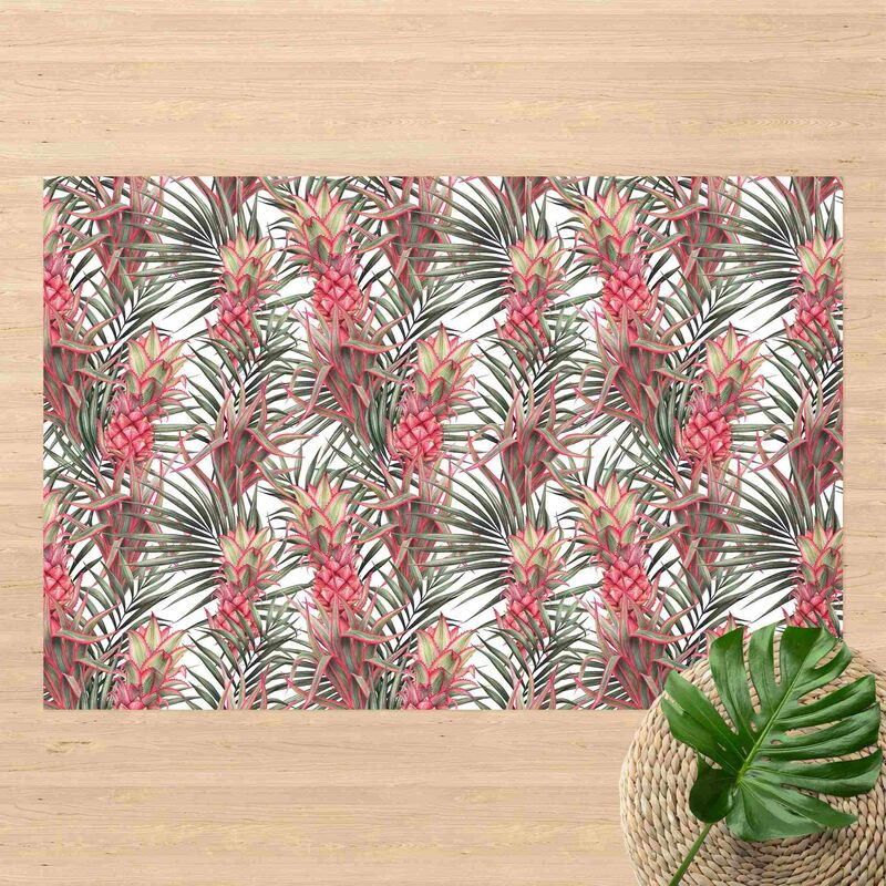 Alfombras vinílicas - Red Pineapple With Palm Leaves Tropical - Apaisado 2:3 Dimensión LxA: 40cm x 60cm
Alfombras vinílicas - Red Pineapple With Palm Leaves Tropical - Apaisado 2:3 Dimensión LxA: 40cm x 60cm