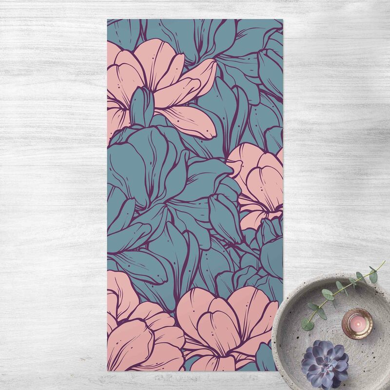 Bilderwelten - Alfombras vinílicas - Sea Of Magnolia Blossoms Antique Pink And Petrol - Alto 2:1 Dimensión LxA: 80cm x 40cm
Bilderwelten - Alfombras vinílicas - Sea Of Magnolia Blossoms Antique Pink And Petrol - Alto 2:1 Dimensión LxA: 80cm x 40cm