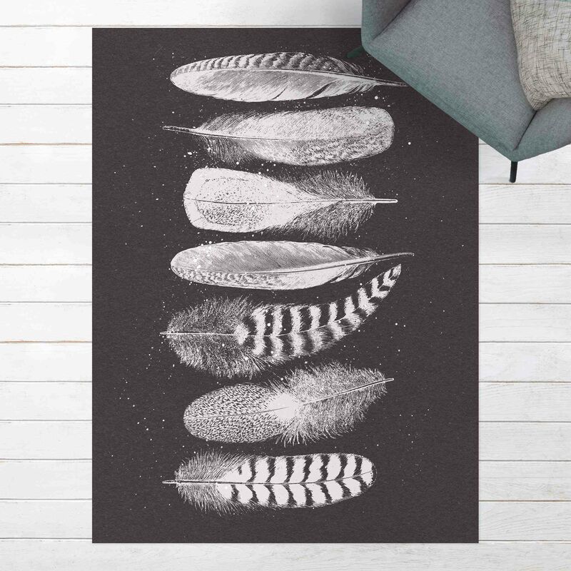 Alfombras vinílicas - Seven Feathers - Drawing - Alto 4:3 Dimensión LxA: 120cm x 90cm
Alfombras vinílicas - Seven Feathers - Drawing - Alto 4:3 Dimensión LxA: 120cm x 90cm