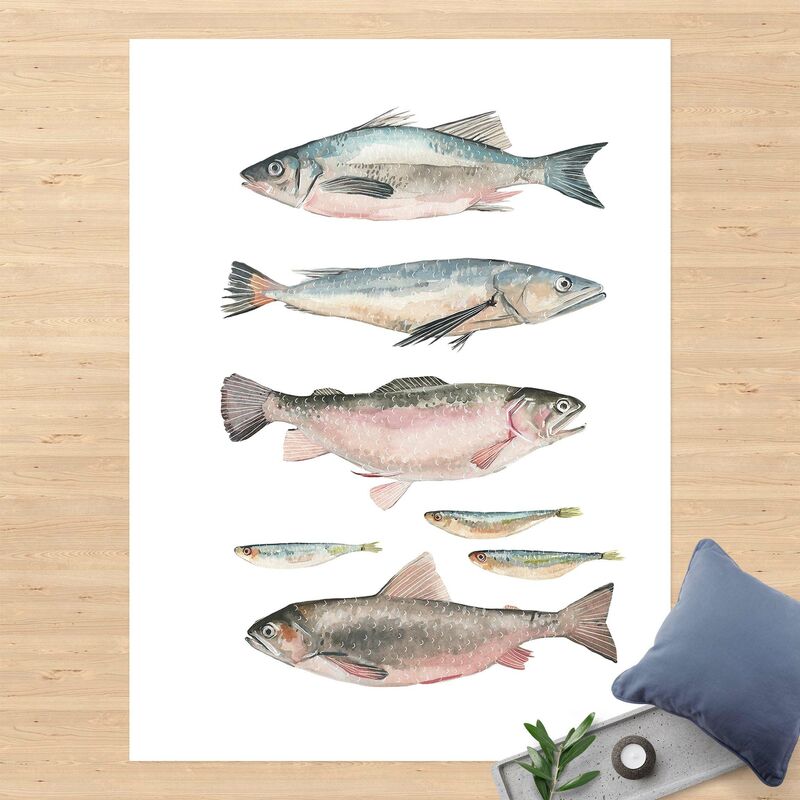 Alfombras vinílicas - Seven Fish In Watercolour l - Alto 4:3 Dimensión LxA: 80cm x 60cm
Alfombras vinílicas - Seven Fish In Watercolour l - Alto 4:3 Dimensión LxA: 80cm x 60cm