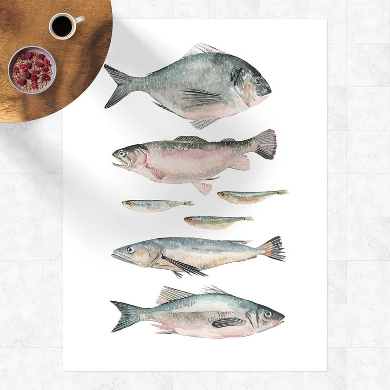 Alfombras vinílicas - Seven Fish In Watercolour ll - Alto 4:3 Dimensión LxA: 120cm x 90cm
Alfombras vinílicas - Seven Fish In Watercolour ll - Alto 4:3 Dimensión LxA: 120cm x 90cm