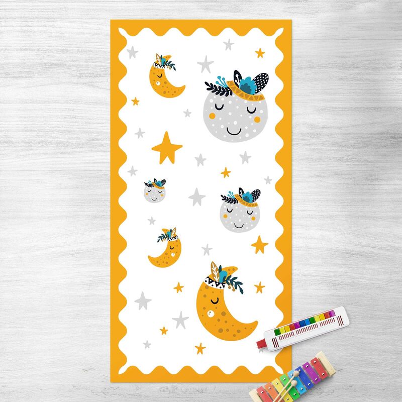 Bilderwelten - Alfombras vinílicas - Sleaping Friends Moon And Stars With Frame - Alto 2:1 Dimensión LxA: 180cm x 90cm
Bilderwelten - Alfombras vinílicas - Sleaping Friends Moon And Stars With Frame - Alto 2:1 Dimensión LxA: 180cm x 90cm