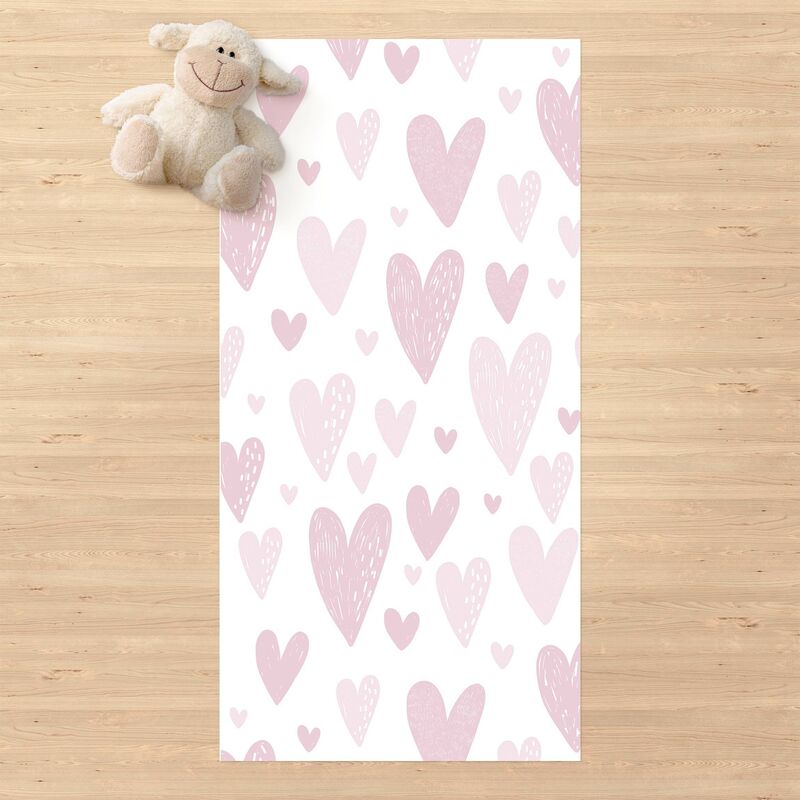 Alfombras vinílicas - Small And Big Drawn Light Pink Hearts - Alto 2:1 Dimensión LxA: 160cm x 80cm
Alfombras vinílicas - Small And Big Drawn Light Pink Hearts - Alto 2:1 Dimensión LxA: 160cm x 80cm