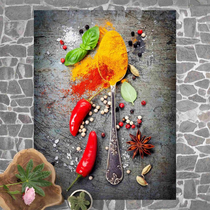 Alfombras vinílicas - Spoon With Spices - Alto 4:3 Dimensión LxA: 160cm x 120cm
Alfombras vinílicas - Spoon With Spices - Alto 4:3 Dimensión LxA: 160cm x 120cm