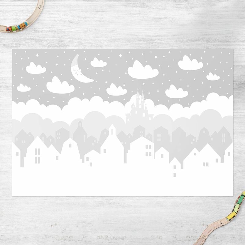 Alfombras vinílicas - Starry Sky With Houses And Moon In Grey - Apaisado 2:3 Dimensión LxA: 100cm x 150cm
Alfombras vinílicas - Starry Sky With Houses And Moon In Grey - Apaisado 2:3 Dimensión LxA: 100cm x 150cm