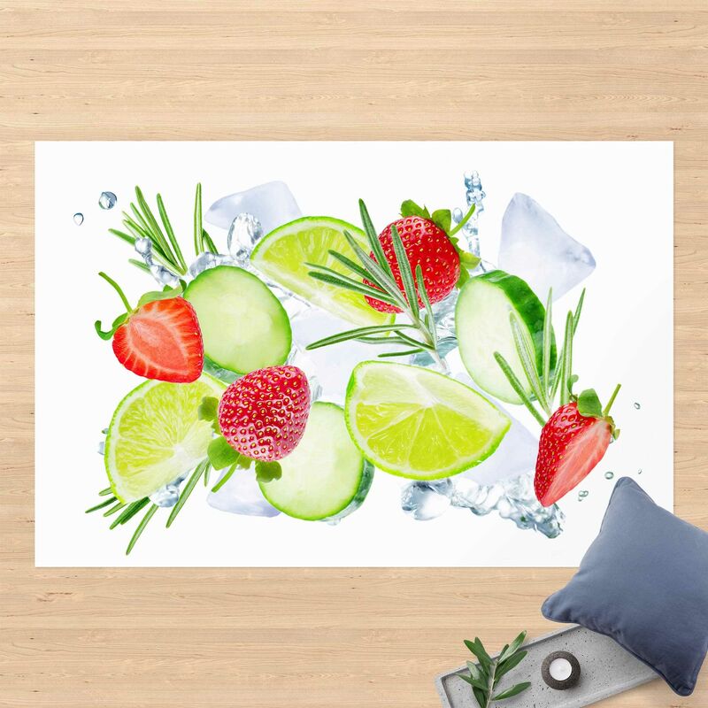 Alfombras vinílicas - Strawberies Limes Ice Cubes Splash - Apaisado 2:3 Dimensión LxA: 40cm x 60cm
Alfombras vinílicas - Strawberies Limes Ice Cubes Splash - Apaisado 2:3 Dimensión LxA: 40cm x 60cm