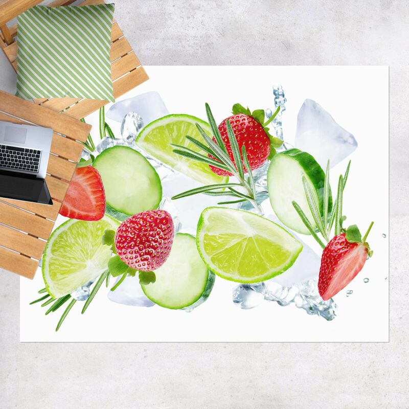 Alfombras vinílicas - Strawberies Limes Ice Cubes Splash - Apaisado 3:4 Dimensión LxA: 90cm x 120cm
Alfombras vinílicas - Strawberies Limes Ice Cubes Splash - Apaisado 3:4 Dimensión LxA: 90cm x 120cm
