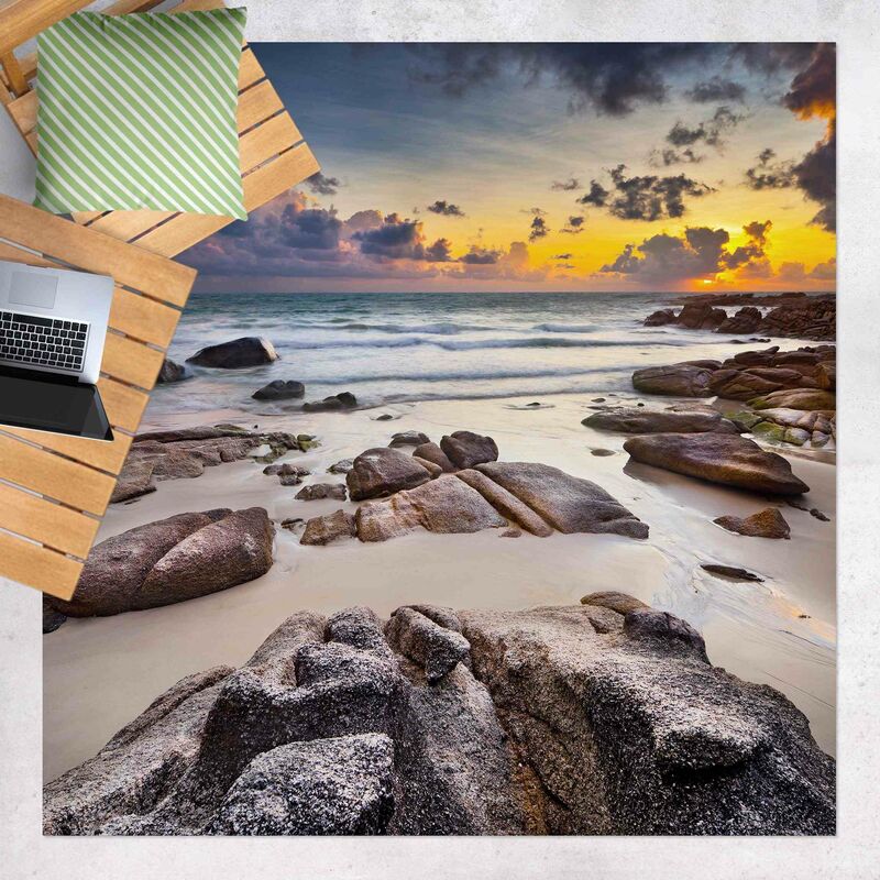 Alfombras vinílicas - Sunrise Beach In Thailand - Cuadrado 1:1 Dimensión LxA: 80cm x 80cm
Alfombras vinílicas - Sunrise Beach In Thailand - Cuadrado 1:1 Dimensión LxA: 80cm x 80cm