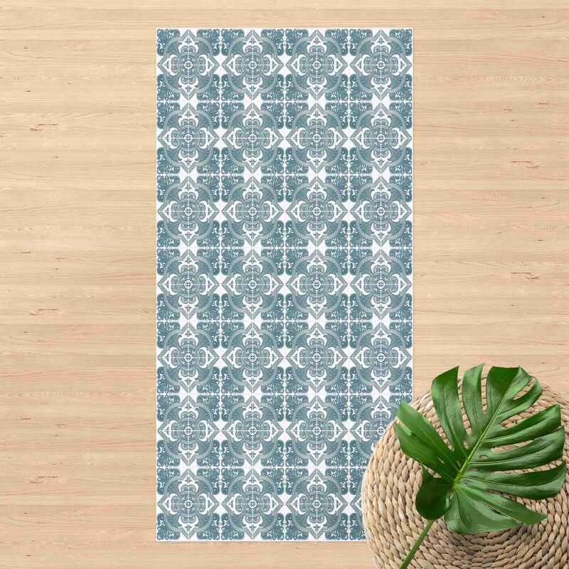 Alfombras vinílicas - Tile Pattern Lisbon Pigeon Blue - Alto 2:1 Dimensión LxA: 160cm x 80cm
Alfombras vinílicas - Tile Pattern Lisbon Pigeon Blue - Alto 2:1 Dimensión LxA: 160cm x 80cm