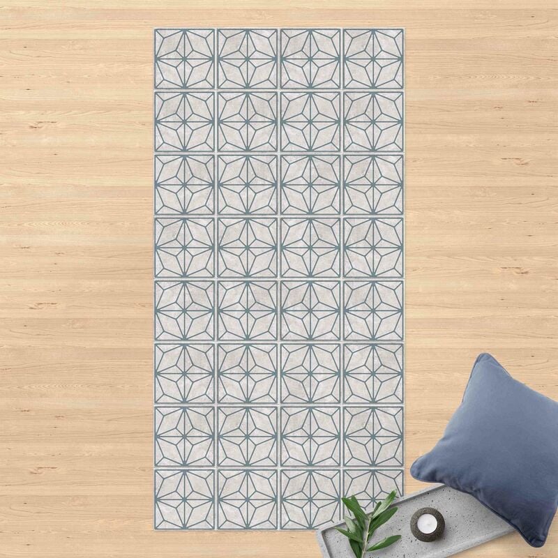 Alfombras vinílicas - Tile Pattern Star Geometry Grey Blue - Alto 2:1 Dimensión LxA: 120cm x 60cm
Alfombras vinílicas - Tile Pattern Star Geometry Grey Blue - Alto 2:1 Dimensión LxA: 120cm x 60cm