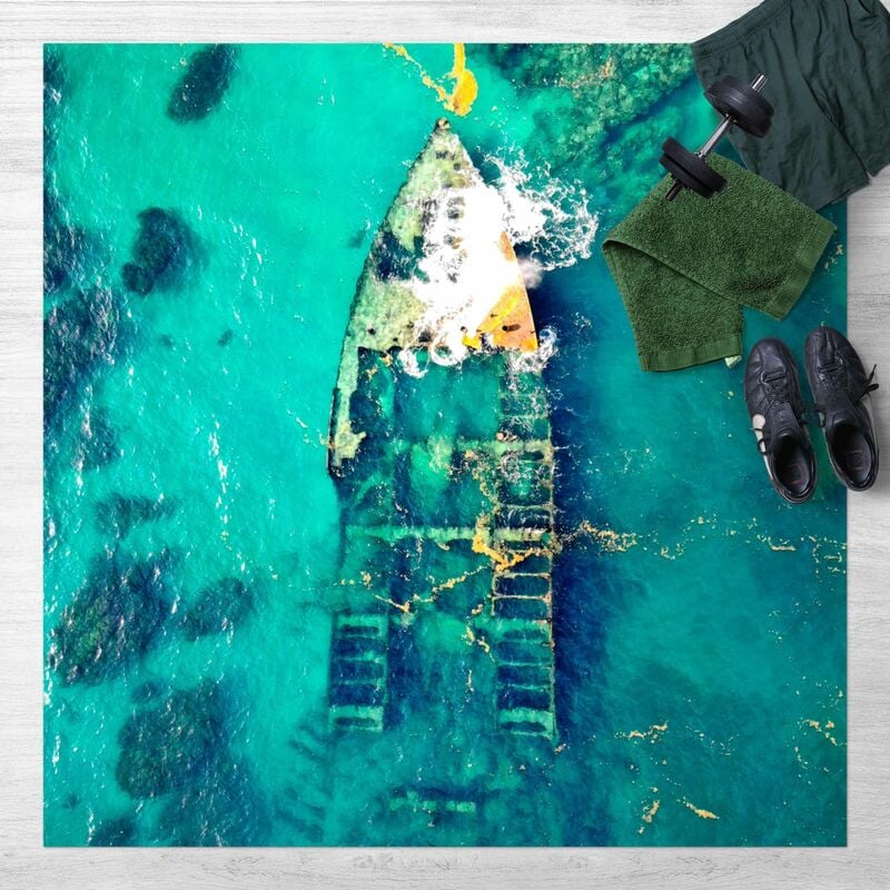 Bilderwelten - Alfombras vinílicas - Top View Ship Wreck In The Ocean - Cuadrado 1:1 Dimensión LxA: 140cm x 140cm
Bilderwelten - Alfombras vinílicas - Top View Ship Wreck In The Ocean - Cuadrado 1:1 Dimensión LxA: 140cm x 140cm