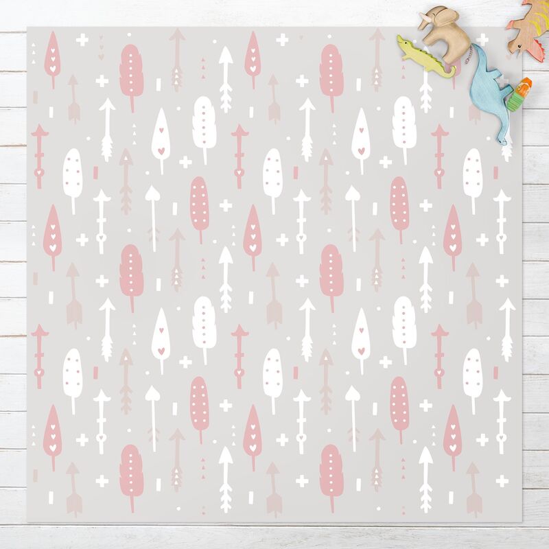 Bilderwelten - Alfombras vinílicas - Tribal Arrows With Hearts Light PInk Grey - Cuadrado 1:1 Dimensión LxA: 120cm x 120cm
Bilderwelten - Alfombras vinílicas - Tribal Arrows With Hearts Light PInk Grey - Cuadrado 1:1 Dimensión LxA: 120cm x 120cm