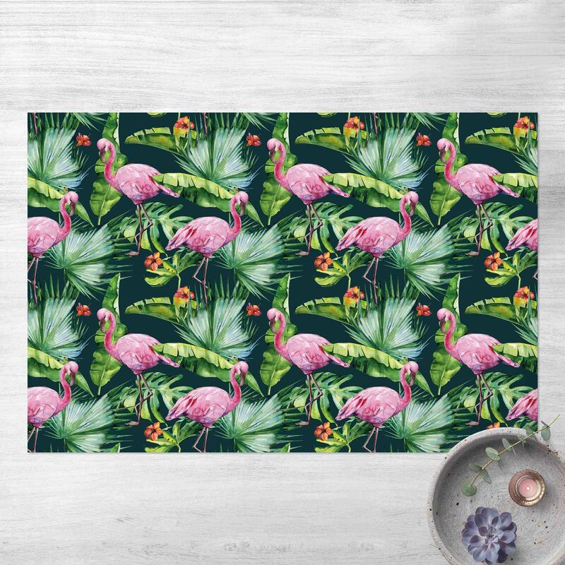 Alfombras vinílicas - Tropical Flamingo pattern - Apaisado 2:3 Dimensión LxA: 100cm x 150cm
Alfombras vinílicas - Tropical Flamingo pattern - Apaisado 2:3 Dimensión LxA: 100cm x 150cm