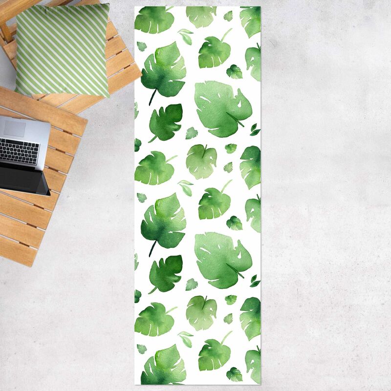 Bilderwelten - Alfombras vinílicas - Tropical Green Watercolour Leaves - Panorámico Dimensión LxA: 210cm x 70cm
Bilderwelten - Alfombras vinílicas - Tropical Green Watercolour Leaves - Panorámico Dimensión LxA: 210cm x 70cm