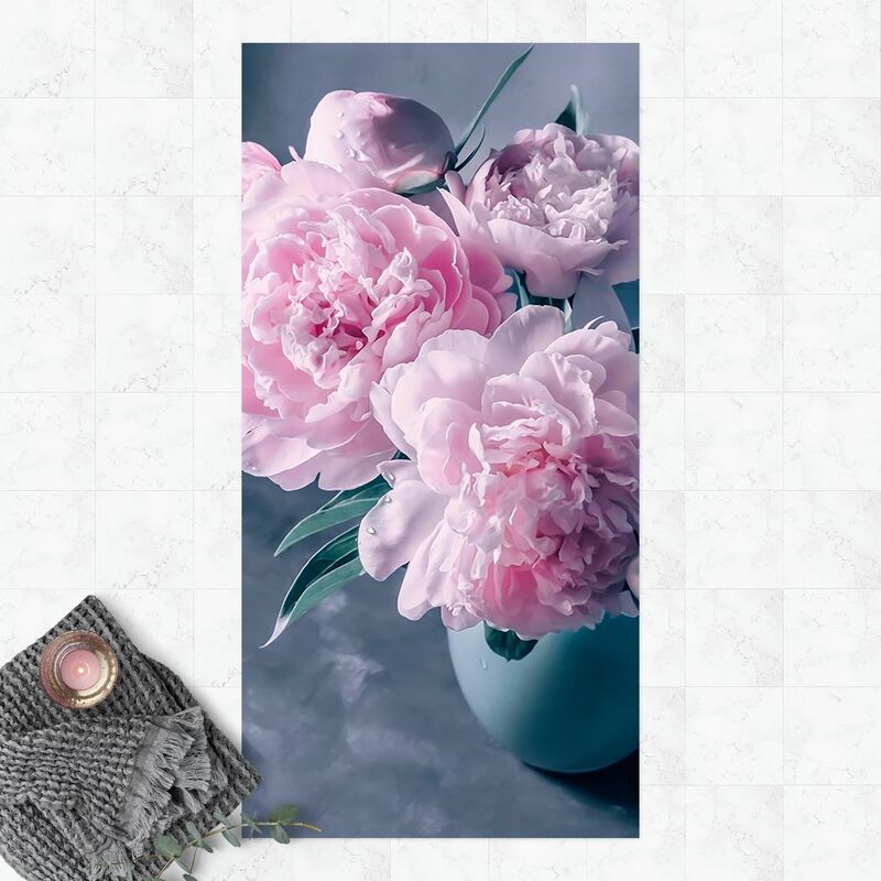 Alfombras vinílicas - Vase With Light Pink Peony Shabby - Alto 2:1 Dimensión LxA: 80cm x 40cm
Alfombras vinílicas - Vase With Light Pink Peony Shabby - Alto 2:1 Dimensión LxA: 80cm x 40cm
